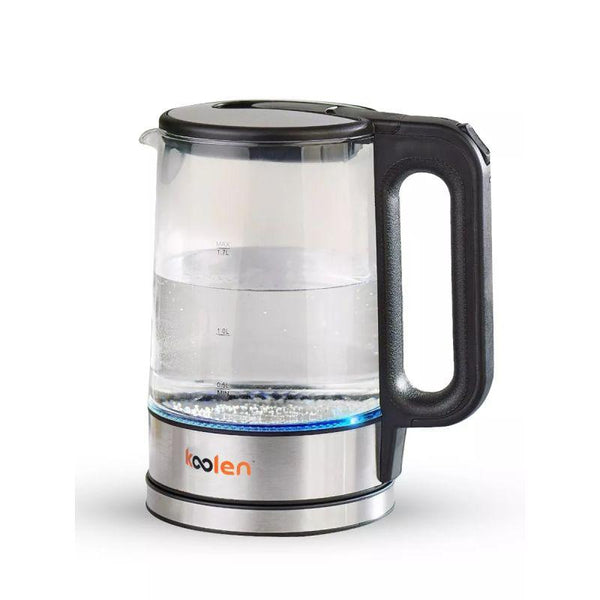 Koolen Glass Kettle - 2200 Watt - 1.7 Liter - 800102021 - Zrafh.com - Your Destination for Baby & Mother Needs in Saudi Arabia