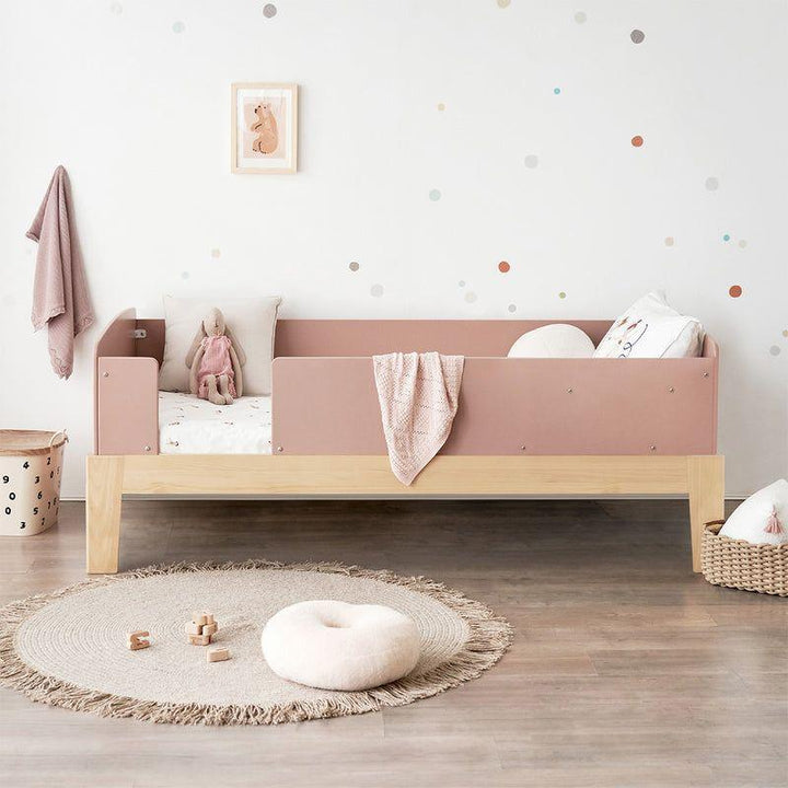 Kids Bed: 120x200x140 Wood, Pink by Alhome - 110112820 - Zrafh.com - Your Destination for Baby & Mother Needs in Saudi Arabia