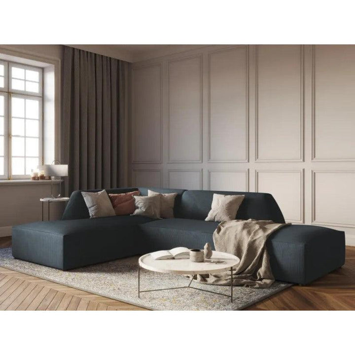 Comfortable Velvet Corner Sofa - 280x170x85x85 cm - By Alhome - Zrafh.com - Your Destination for Baby & Mother Needs in Saudi Arabia