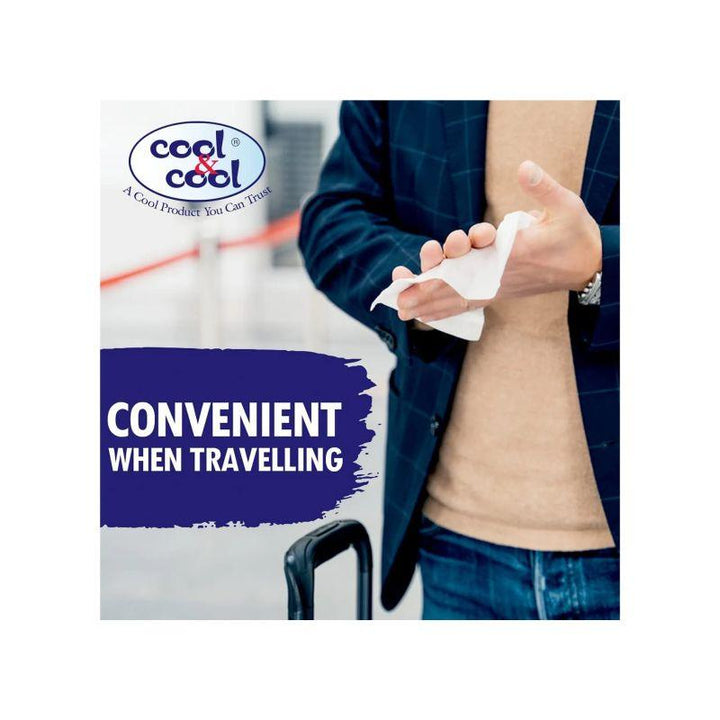 Cool & Cool Travelling Baby Wipes - 10 Pieces - Zrafh.com - Your Destination for Baby & Mother Needs in Saudi Arabia