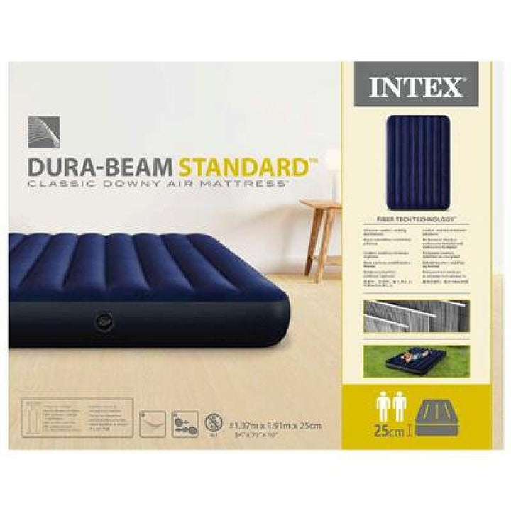 Intex Full Dura-Beam Series Classic Downy Airbed - Zrafh.com - Your Destination for Baby & Mother Needs in Saudi Arabia