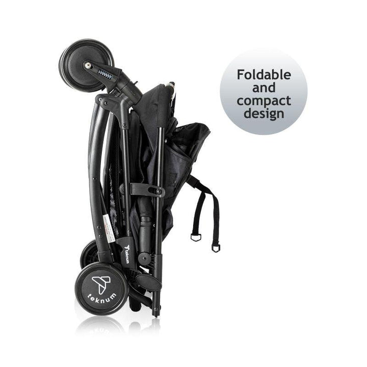 Teknum Stroller Cum Rocker - Black - Zrafh.com - Your Destination for Baby & Mother Needs in Saudi Arabia