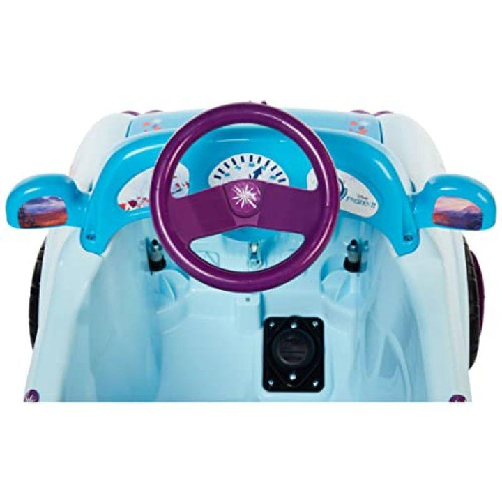Feber Frozen Ride-On Car With Forward And Reverse Gears - Zrafh.com - Your Destination for Baby & Mother Needs in Saudi Arabia