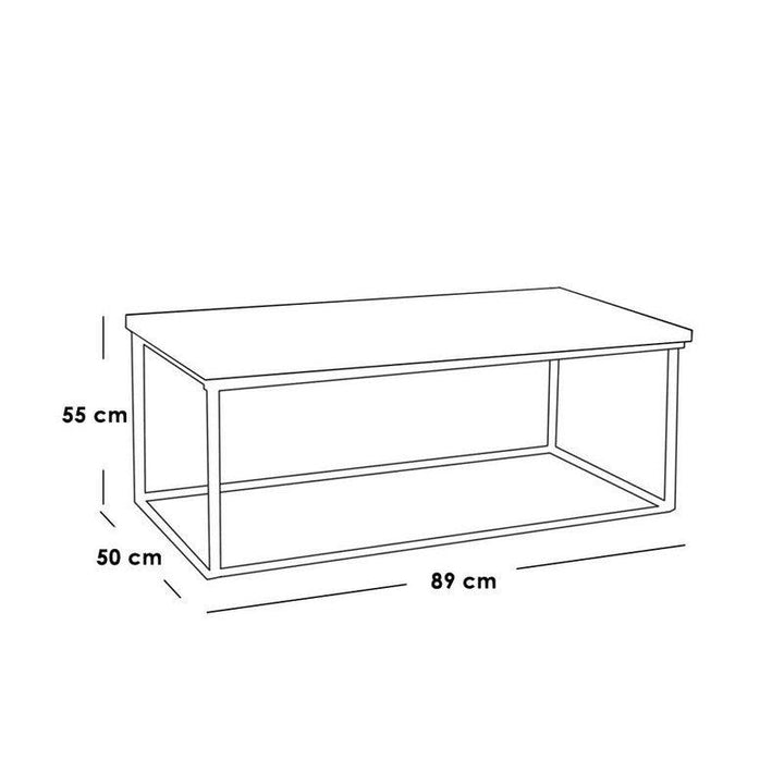 Coffee Table 50x89x55cm - Brown By Alhome - Zrafh.com - Your Destination for Baby & Mother Needs in Saudi Arabia