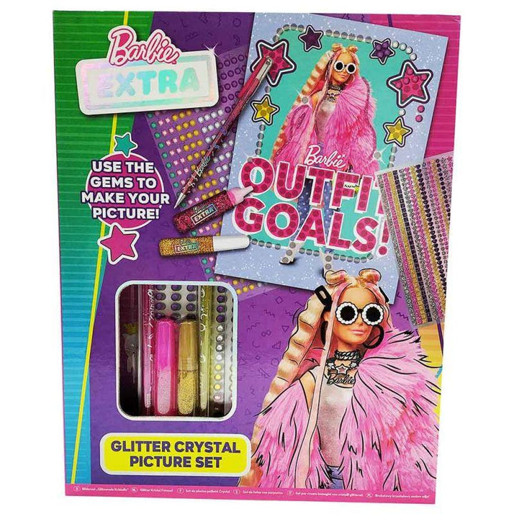 Barbie Extra Glitter Crystal Picture Set - ZRAFH