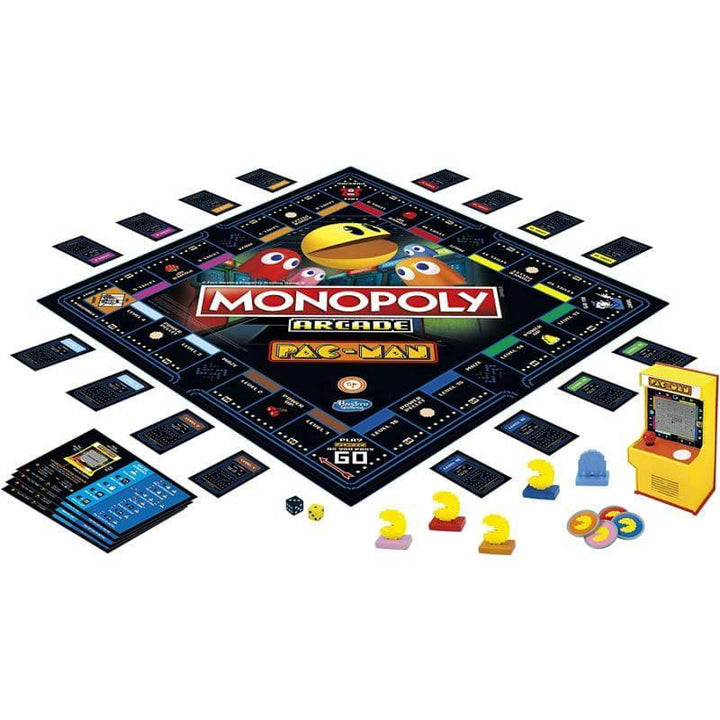 Monopoly Board Game Arcade Pacman - Ages 8 And Up - ZRAFH