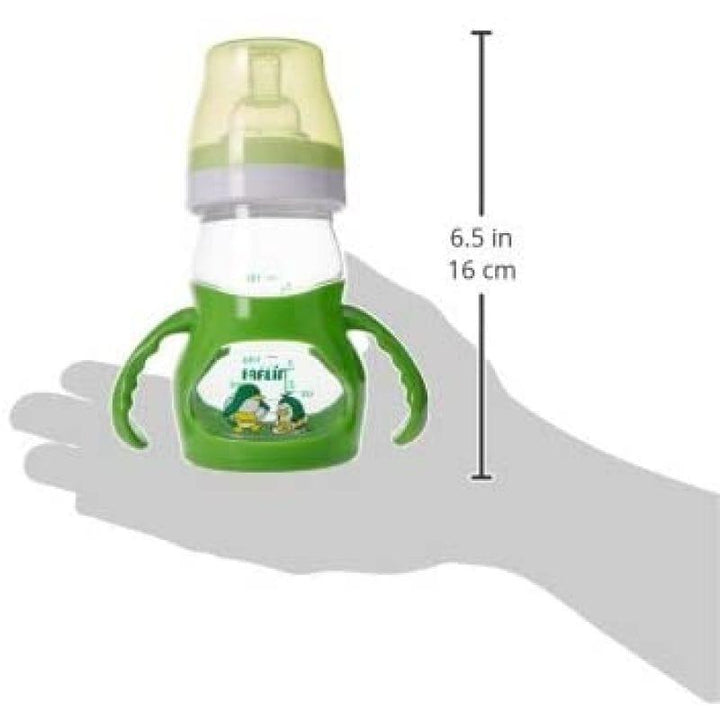 Farlin Angle Feeder With Handles 180 ml - Green - ZRAFH