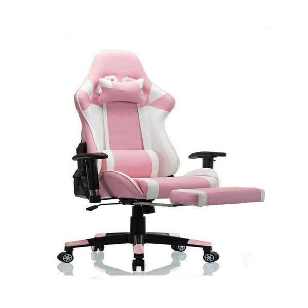 Gaming Chair With Leg Support 29.7x21x21 cm By Tzunami - 22-55-8890-Pink - ZRAFH