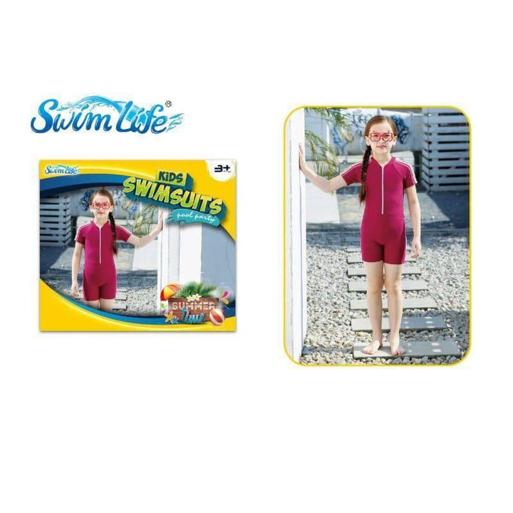Children Swimming Dress With Cap From M To 3XXL 24x2x21 cm By Swim Life - 39-16-3343 - ZRAFH