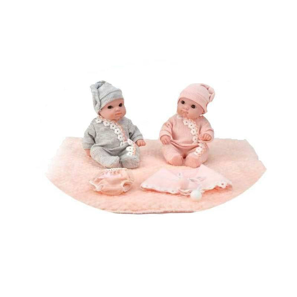 Baby Doll Set With Clothes 21cm Set - 2 Pieces Mutlicolor - 37x7.5x31 cm 32-1817264 - ZRAFH