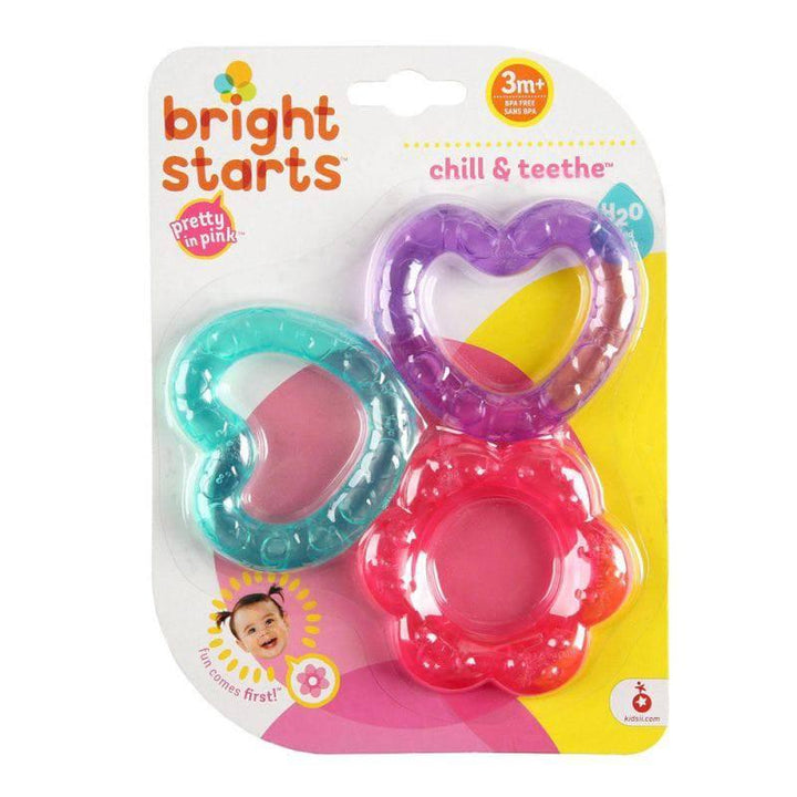 Bright Starts Teething Toy Chill & Teethe - 3 Pcs - ZRAFH