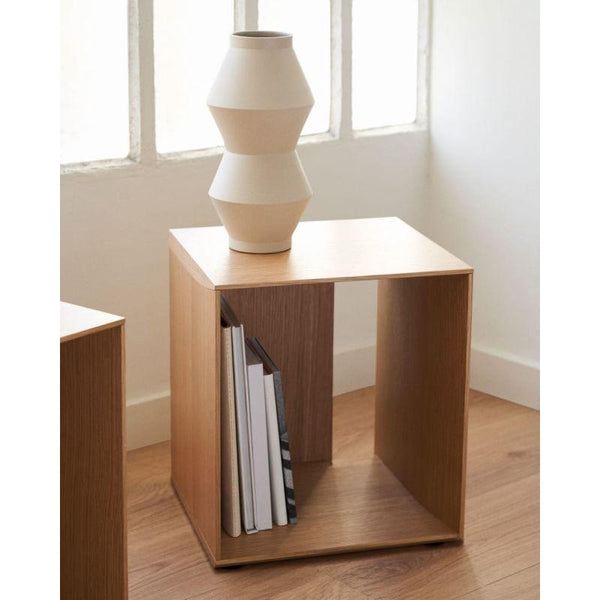 Beige Engineered Wood Side Table - Size: 33x30x40 By Alhome - Zrafh.com - Your Destination for Baby & Mother Needs in Saudi Arabia