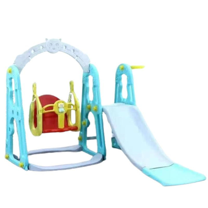 Dreeba 3-in-1 Kids Slide and Swing with Basketball Hoop playset - YT-33 - Zrafh.com - Your Destination for Baby & Mother Needs in Saudi Arabia
