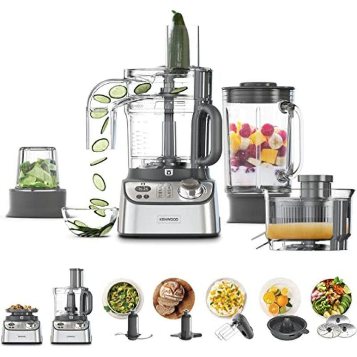 Kenwood Multipro Compact FDM307SS Food Processor - 2.1 L - 800 W - OWFDM307SS - ZRAFH