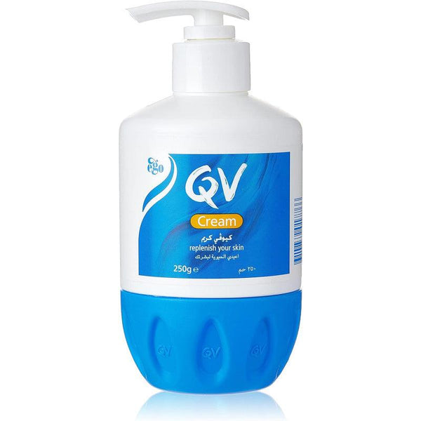 QV Moisturizing Skin Cream Pump - 250 gram - Zrafh.com - Your Destination for Baby & Mother Needs in Saudi Arabia
