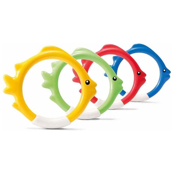 Intex Set of 4 weighted Fish Rings for swimming pool - INT55507 - Zrafh.com - Your Destination for Baby & Mother Needs in Saudi Arabia