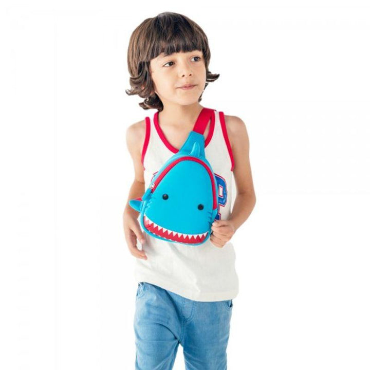 Nohoo Chest Bag - Shark - NH_NHX002_SH - Zrafh.com - Your Destination for Baby & Mother Needs in Saudi Arabia