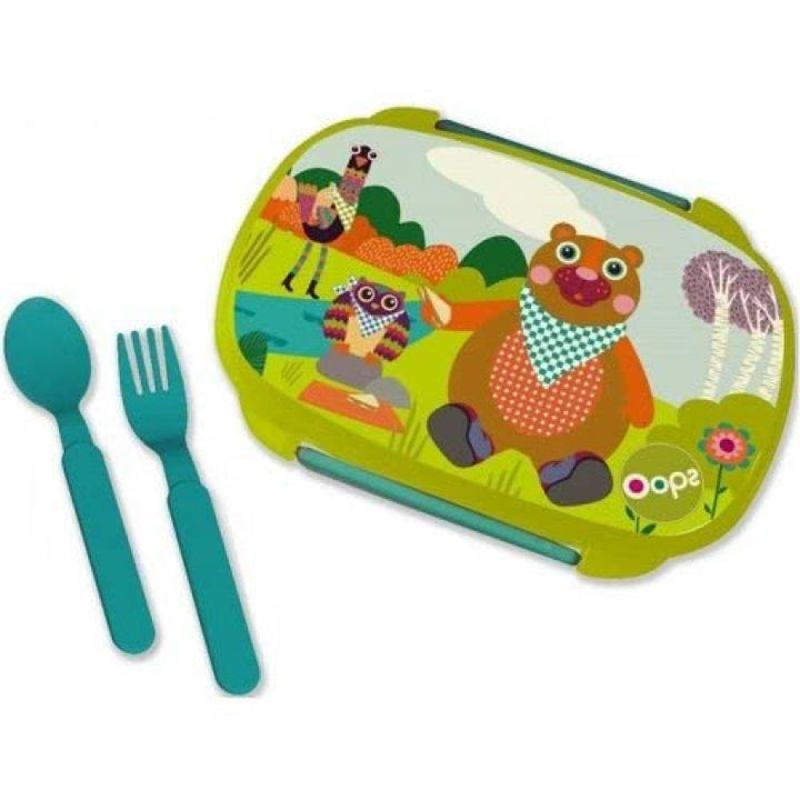 Oops Lunch Kit - Forest - Green - Zrafh.com - Your Destination for Baby & Mother Needs in Saudi Arabia