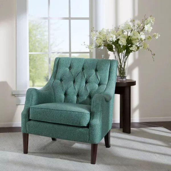 Modern Luxurious Linen Arm Chair - 90x85x85 cm - By Alhome - Zrafh.com - Your Destination for Baby & Mother Needs in Saudi Arabia