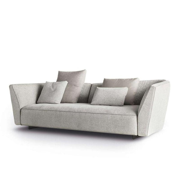 Stylish Gray Linen 3-Seater Sofa Swedish Wood By Alhome - Zrafh.com - Your Destination for Baby & Mother Needs in Saudi Arabia