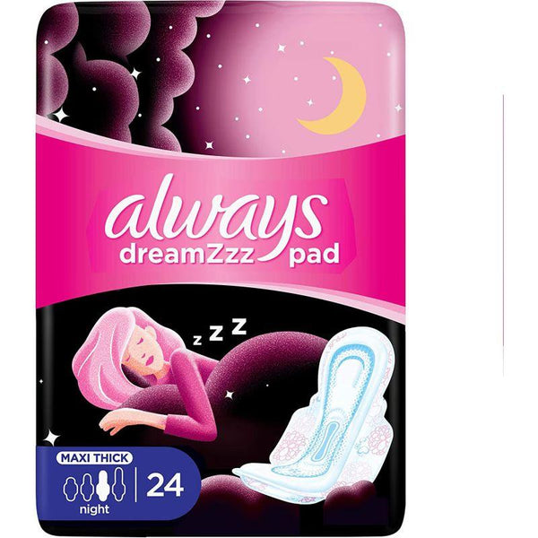 Always Dreamzz pads Night long - 24 Count - Zrafh.com - Your Destination for Baby & Mother Needs in Saudi Arabia