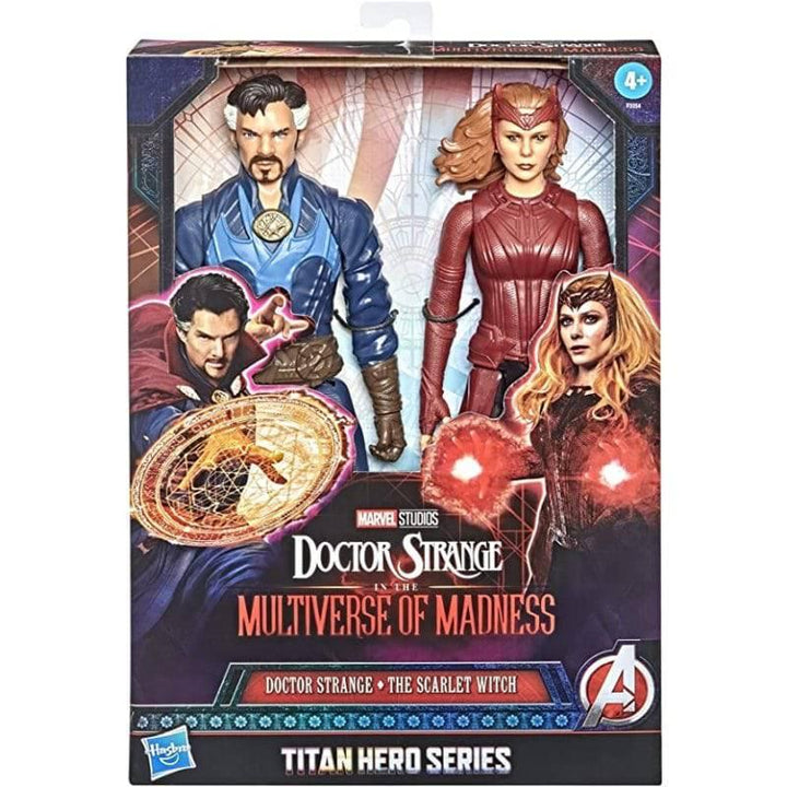 Marvel Avengers Titan Hero Series Doctor Strange & The Scarlet Witch 2 Pack - 12 Inch - ZRAFH
