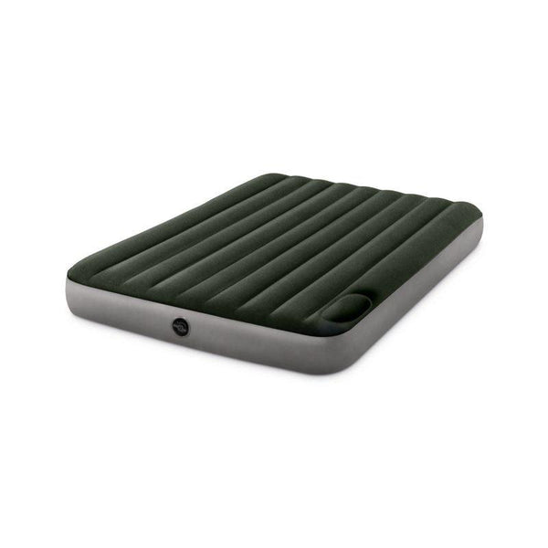 Intex Queen Dura-Beam Downy Air Bed With Foot Rest - Green - INT64763 - Zrafh.com - Your Destination for Baby & Mother Needs in Saudi Arabia