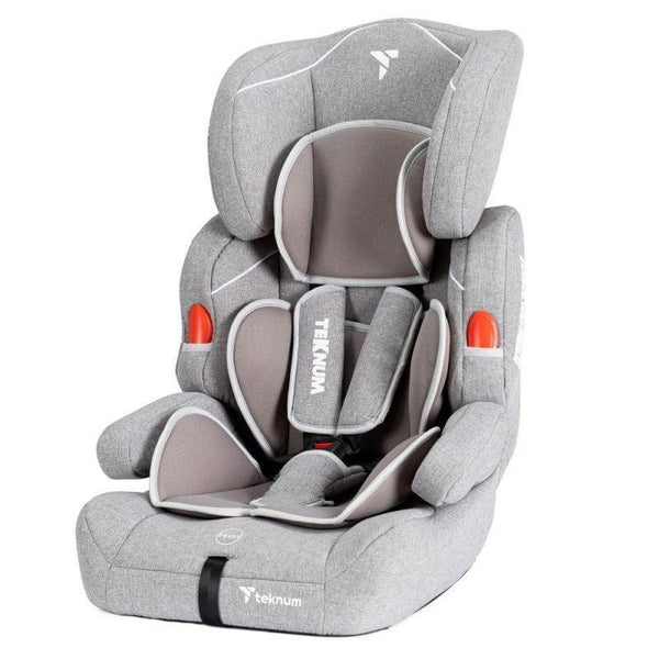 Teknum Nova Car Seat 9Mnth-12Yrs Grey - Zrafh.com - Your Destination for Baby & Mother Needs in Saudi Arabia