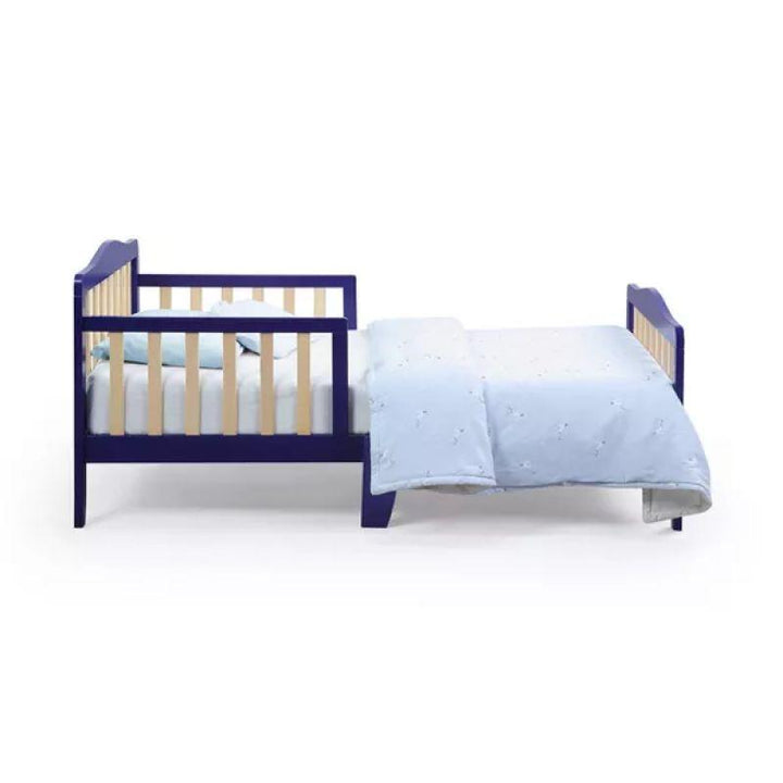 Kids' Blue Wooden Bed: Playful, 120x200x140 cm by Alhome - Zrafh.com - Your Destination for Baby & Mother Needs in Saudi Arabia