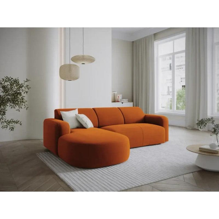 Comfortable Linen Corner Sofa - 250x170x85x85 cm - By Alhome - Zrafh.com - Your Destination for Baby & Mother Needs in Saudi Arabia