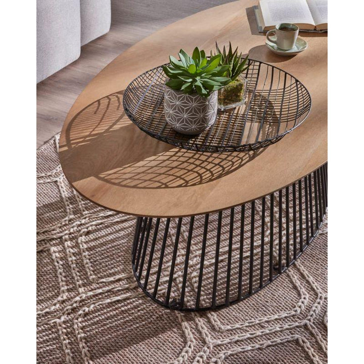 Beige Engineered Wood Center Table - Size: 107x55x45 By Alhome - 110112149 - Zrafh.com - Your Destination for Baby & Mother Needs in Saudi Arabia