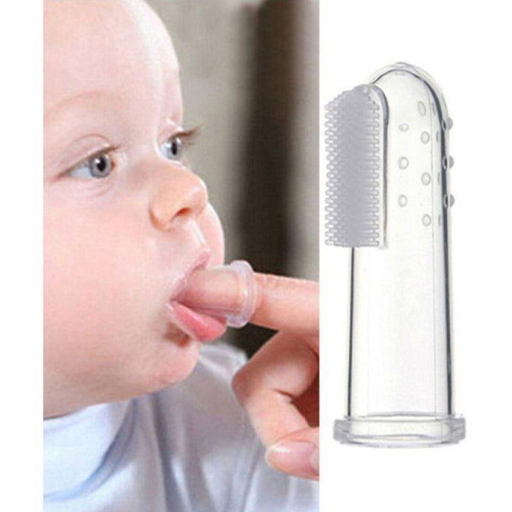Amchi Baby Silicone Fingertip Toothbrush - 3 Pieces - ZRAFH