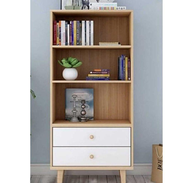 Two-Drawer Storage Unit, Beige and White By Alhome - Zrafh.com - Your Destination for Baby & Mother Needs in Saudi Arabia