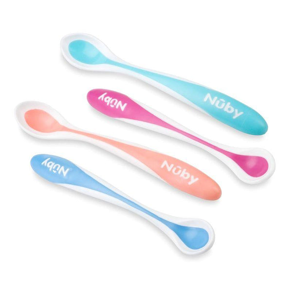 Nuby Heat Sensitive Spoon - Set Of 4 - ZRAFH
