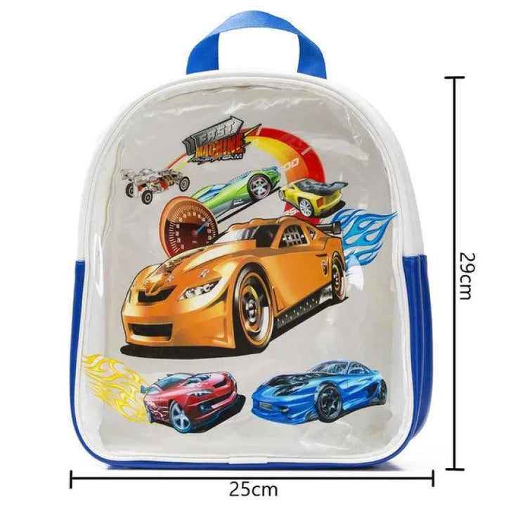 Eazy Kids - Backpack - Car - Blue - Zrafh.com - Your Destination for Baby & Mother Needs in Saudi Arabia