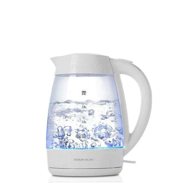 Al Saif Rival Electric Glass Kettle With Boil Dry Protection - 2 Liter 2200 W - E03213 - ZRAFH