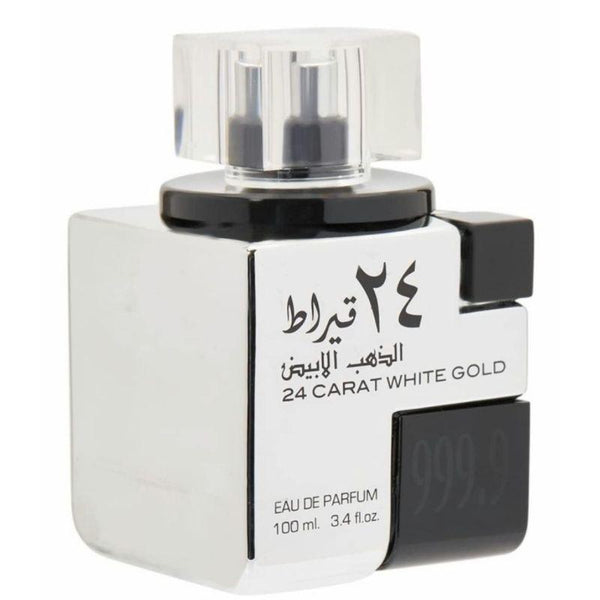 Lattafa 24 Carat White Gold For Men - Eau De Parfum - 100 ml - Zrafh.com - Your Destination for Baby & Mother Needs in Saudi Arabia