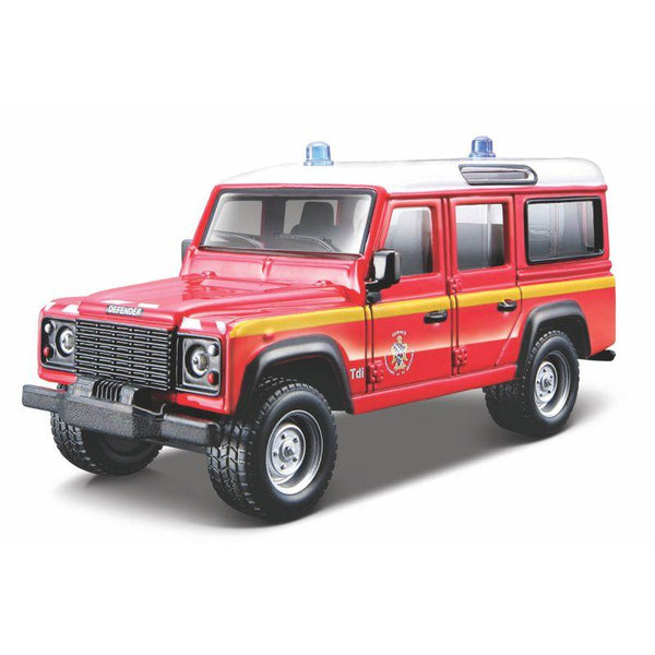Bburago Emergency Force - Land Rover Defender 110 - Zrafh.com - Your Destination for Baby & Mother Needs in Saudi Arabia