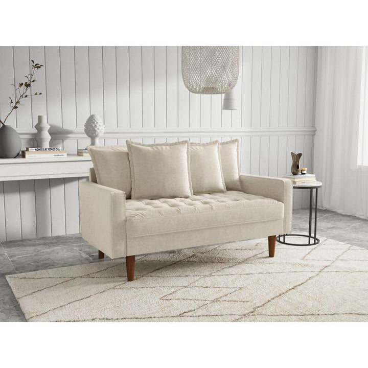 Modern Luxurious Velvet 2 Seater Sofa - 180x85x85 cm - By Alhome - Zrafh.com - Your Destination for Baby & Mother Needs in Saudi Arabia