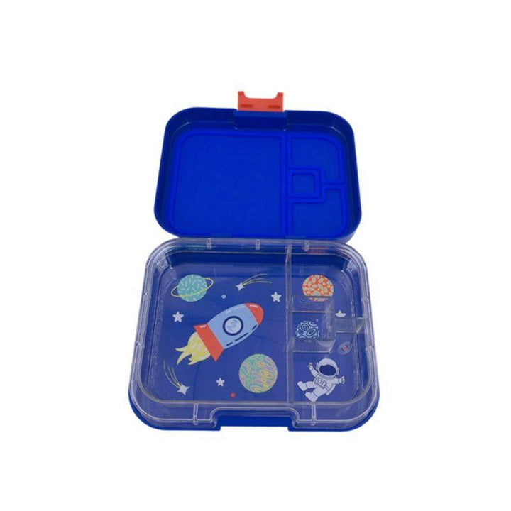 TinyWheel Bento 4 Compartments Lunch Box - Blue - Astrounat - Zrafh.com - Your Destination for Baby & Mother Needs in Saudi Arabia