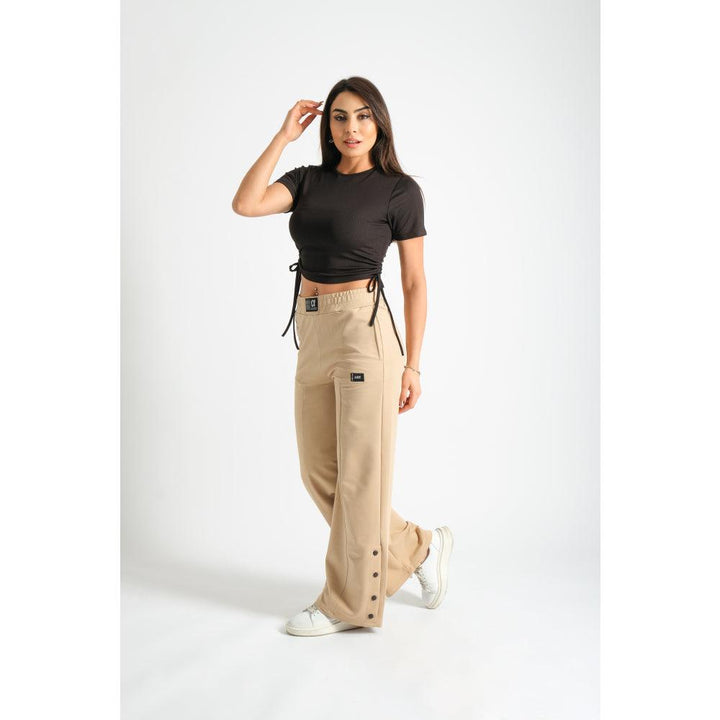 Londonella Women's Jogger Pants With Elasticated Waistband & Functional pockets - 100196 - Zrafh.com - Your Destination for Baby & Mother Needs in Saudi Arabia