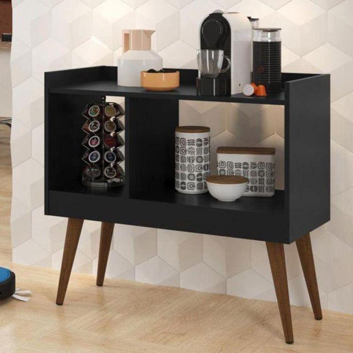 Elegant Black Coffee Corner By Alhome - Zrafh.com - Your Destination for Baby & Mother Needs in Saudi Arabia