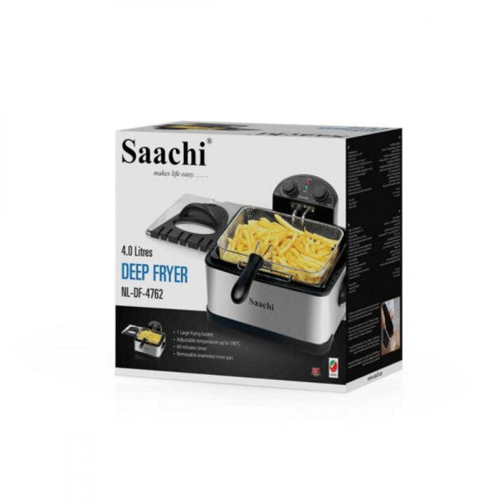 Saachi 4 Liter Deep Fryer - Silver - NL-DF-4762-SL - ZRAFH