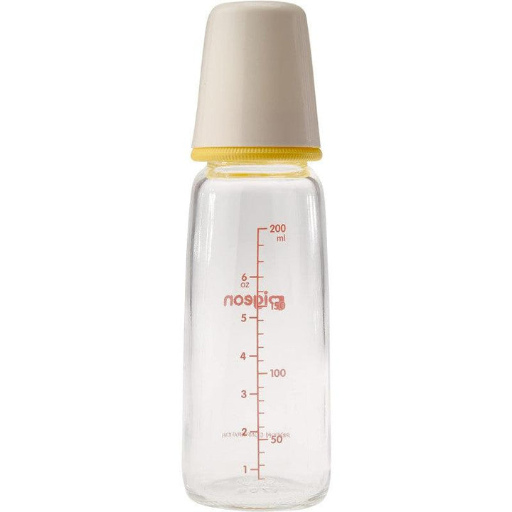 Pigeon Slim Neck Glass Bottle White Cap - Zrafh.com - Your Destination for Baby & Mother Needs in Saudi Arabia