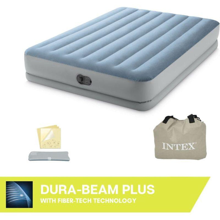 Intex Air Sleep Bed - USB Pump - Silver - INT64159 - Zrafh.com - Your Destination for Baby & Mother Needs in Saudi Arabia