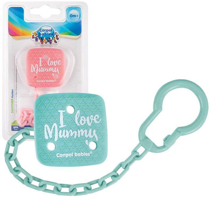 Canpol Babies "I Love Mummy" Soother Holder Racing - ZRAFH