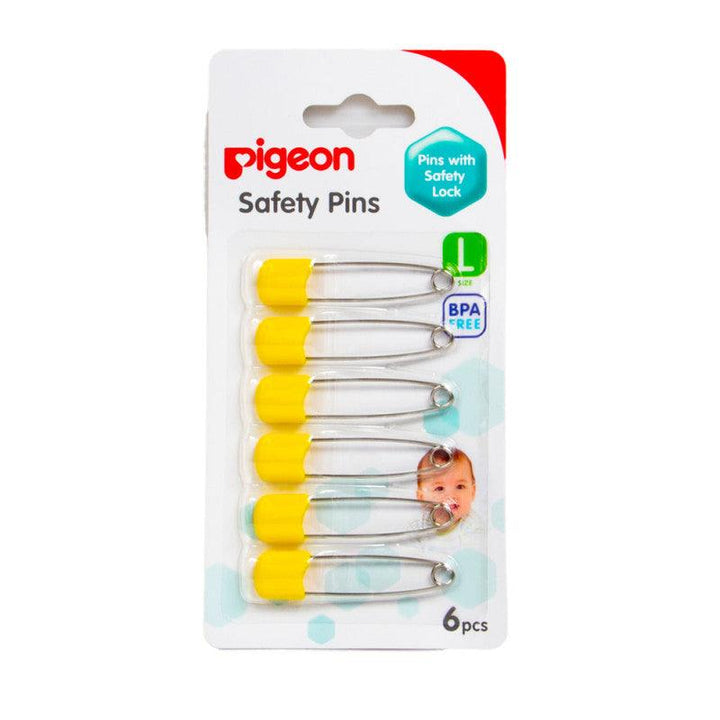 Pigeon Safety Pins - Large - 6 Pieces Set - Zrafh.com - Your Destination for Baby & Mother Needs in Saudi Arabia