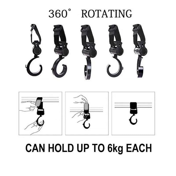 Little Story Rotating Compatible Stroller Hooks - Zrafh.com - Your Destination for Baby & Mother Needs in Saudi Arabia