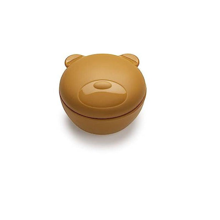 Melii Silicone Bowl with Lid - 350 ml - Brown - ZRAFH