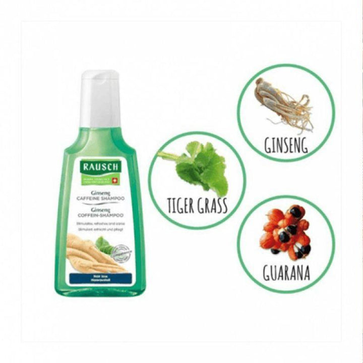 Rausch Ginseng and Caffeine Shampoo - 200ml - Zrafh.com - Your Destination for Baby & Mother Needs in Saudi Arabia